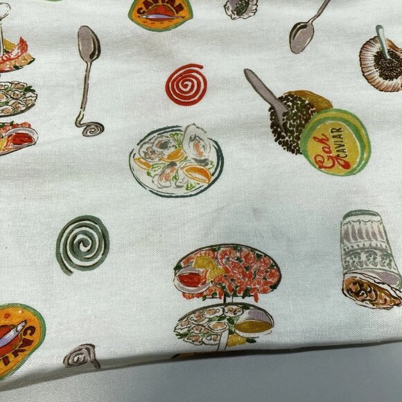 Lisa Says Gah Women’s Nora Linen Pants Size XL White/Multi — Drawstring Waist - Picture 2 of 9